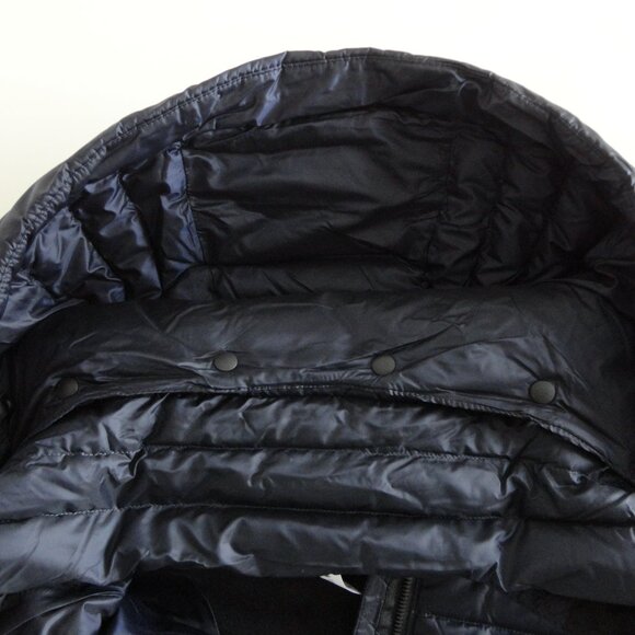 NWT LULULEMON Navy Blue Goose Down Long Hooded Brave The Cold Parka Jacket 4 - Picture 9 of 12